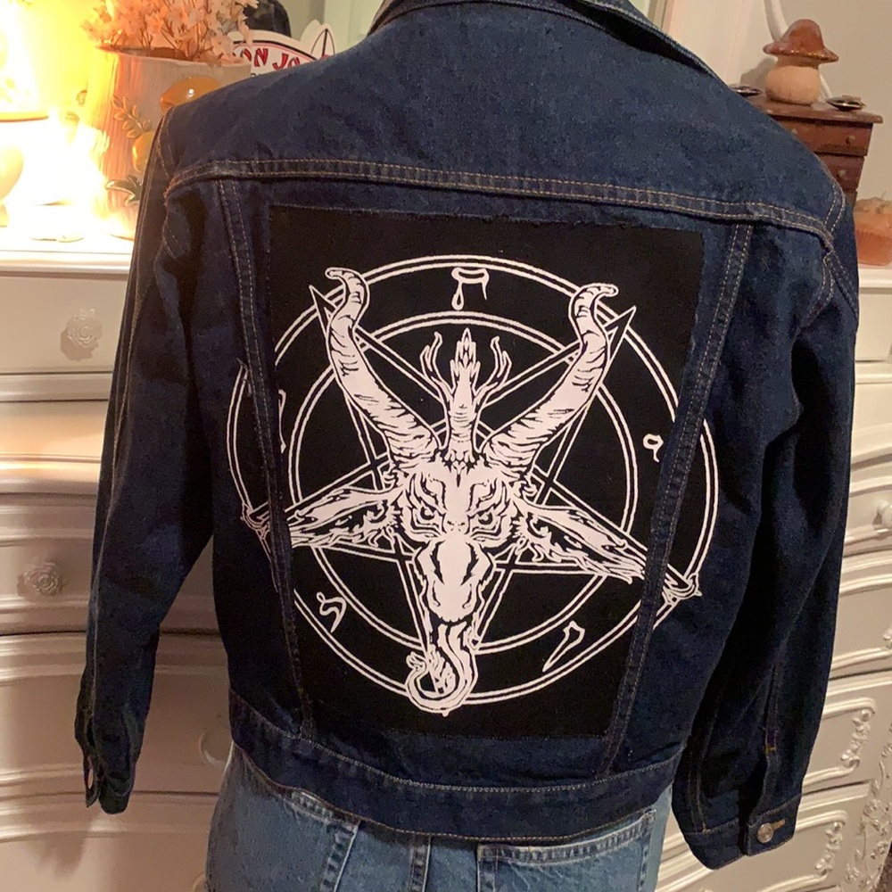 Satanic Jean jacket - Picture 4 of 7